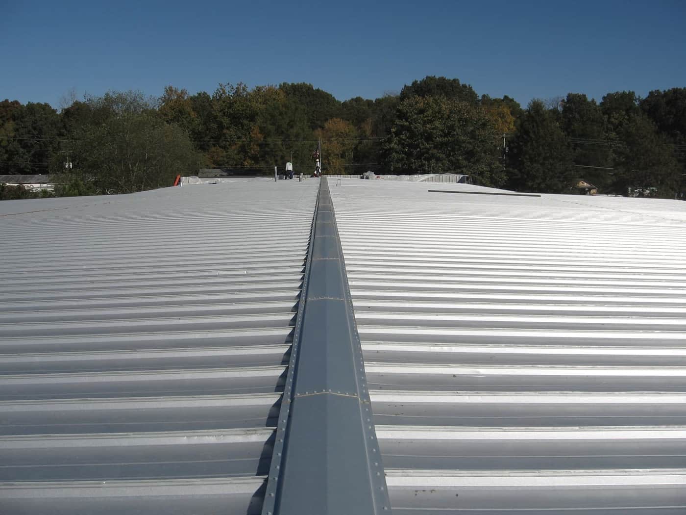 Metal R-Panel Roofing